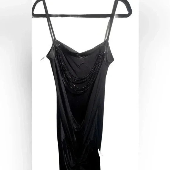 Vintage Rock & Republic Floor-Length Bodycon DressChain Back Detail 8